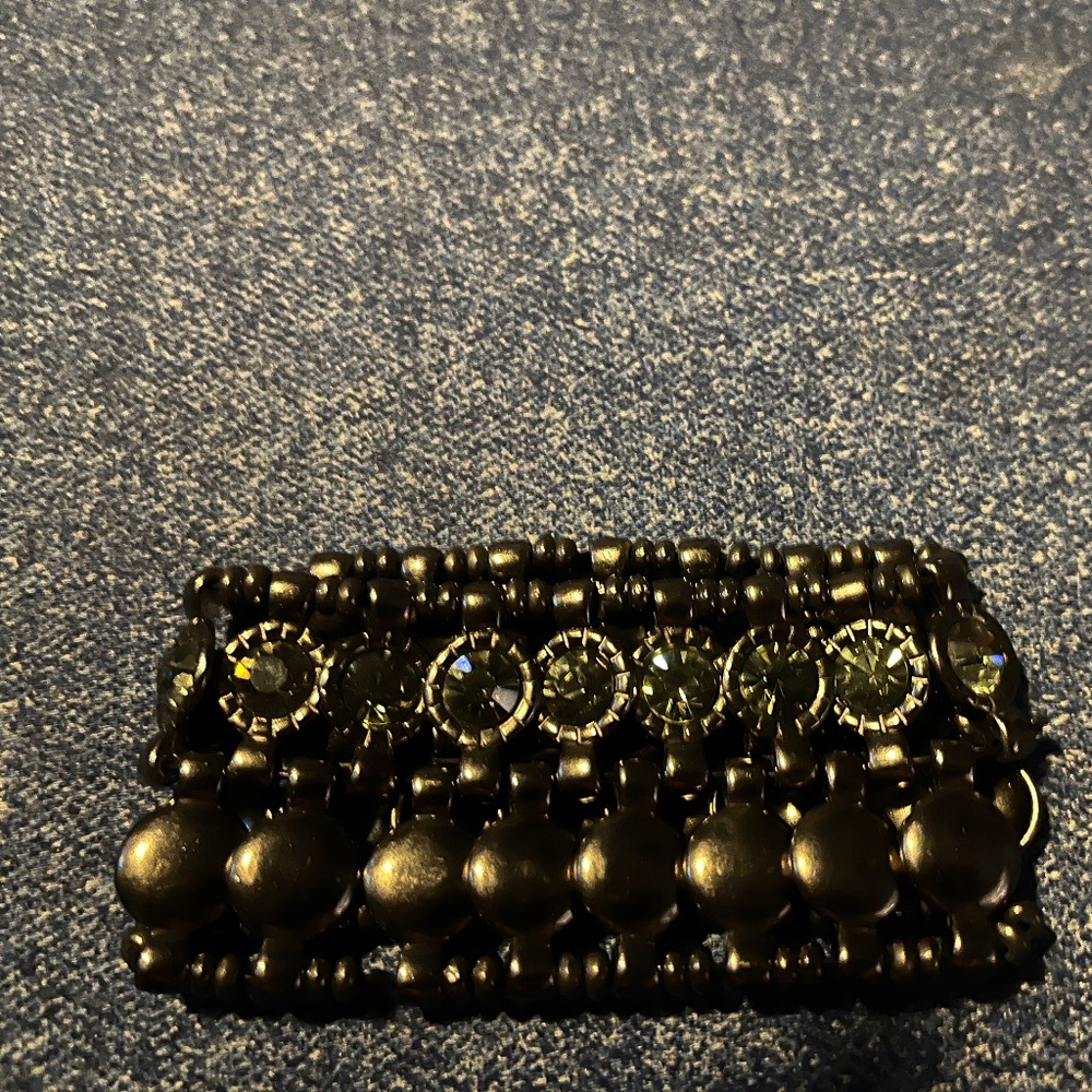 NWOT Park Lane High End Costume Jewelry - Wide Stretch Bracelet - Reg $142's